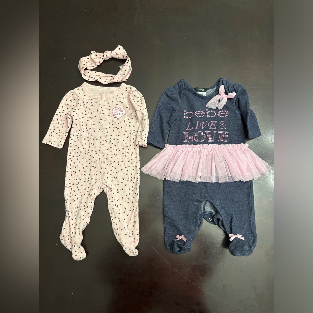 Bebe Baby X2 Bundle of Girls One Piece 0-3 months